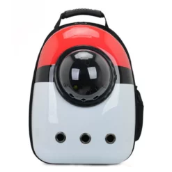 Τσάντα Μεταφοράς Σκύλου & Γάτας Denik Pets Bubble Backpack Red 33x25x43cm