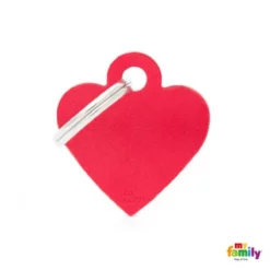 Ταυτότητα Σκύλου My Family Basic Red Heart Tag Small 3x2cm