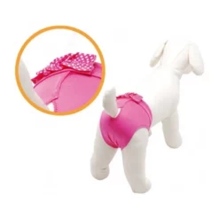 Βρακάκι Σκύλου Camon Ροζ Με Φιόγκο No3 Περιφ. 35-40