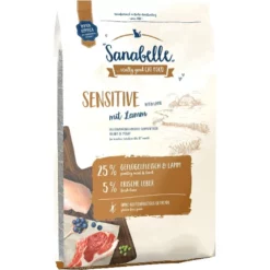 Sanabelle Adult Sensitive With Lamb (με Αρνί) 10kg + 2kg Δώρο