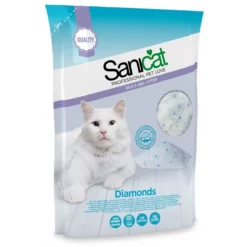 Κρυσταλλική Άμμος Γάτας Sanicat Diamonds Natural 7,5lt (3,6kg)