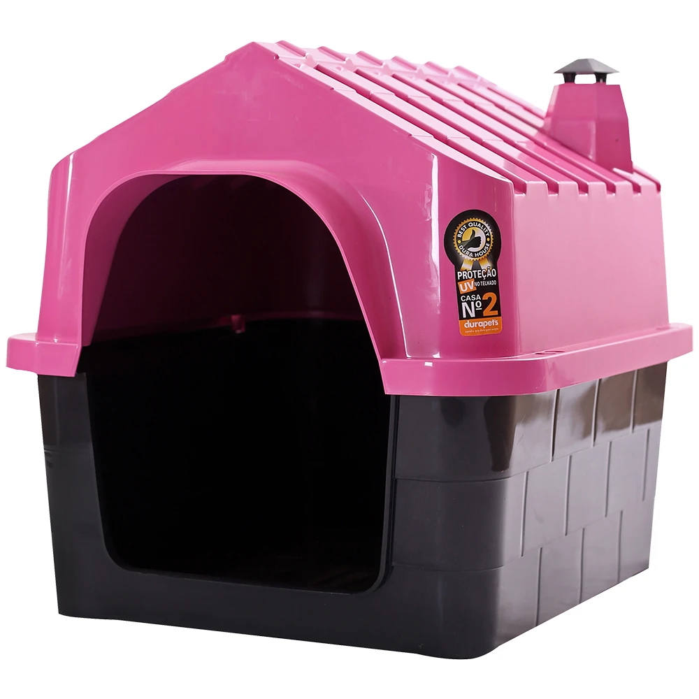 Σπιτάκι σκύλου Πλαστικό Durahouse No2 Ροζ 48x39x39 Cm 2 Σπιτάκι σκύλου Πλαστικό Durahouse No2 Ροζ 48x39x39 Cm - Image 2