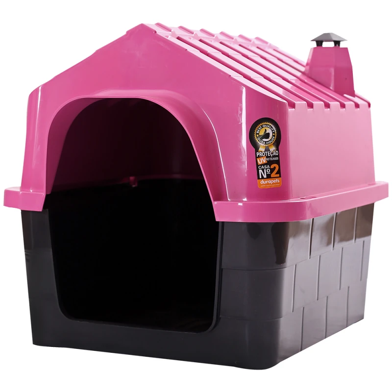 Σπιτάκι σκύλου Πλαστικό Durahouse No2 Ροζ 48x39x39 Cm 1 Σπιτάκι σκύλου Πλαστικό Durahouse No2 Ροζ 48x39x39 Cm