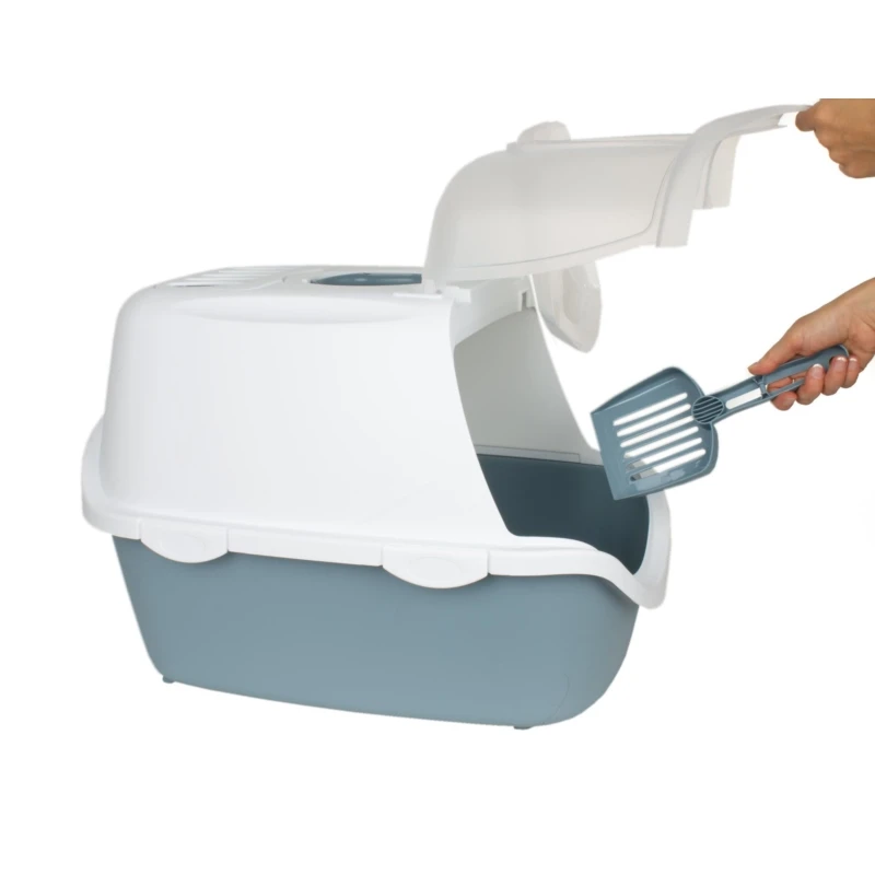 Κλειστή Λεκάνη Γάτας Stefanplast Cathy Easy Clean Γαλάζιο 56x40x40h Cm 1 Κλειστή Λεκάνη Γάτας Stefanplast Cathy Easy Clean Γαλάζιο 56x40x40h Cm