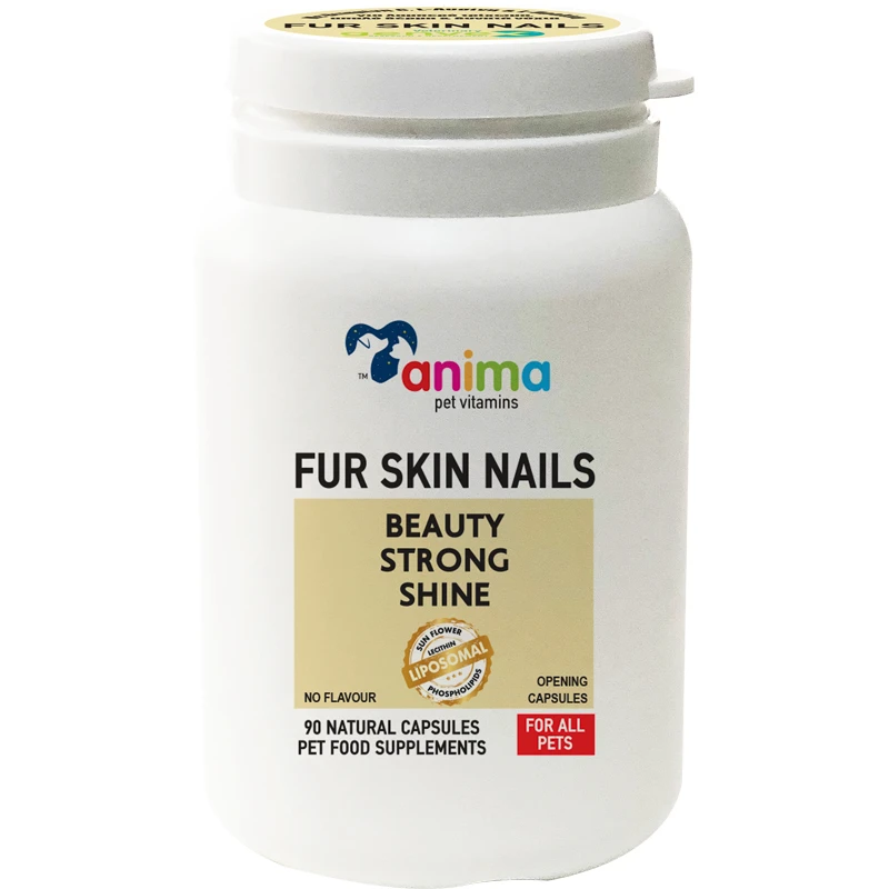 Συμπλήρωμα Διατροφής Anima Pet Vitamin Fur Skin And Nails 90 Κάψουλες Για Σκύλους Και Γάτες 1 Συμπλήρωμα Διατροφής Anima Pet Vitamin Fur Skin And Nails 90 Κάψουλες Για Σκύλους Και Γάτες