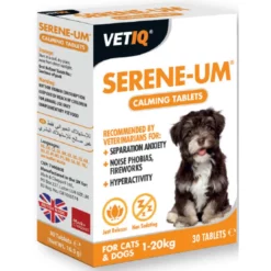 Συμπλήρωμα Διατροφής Σκύλου Και Γάτας Vetiq Serene-um 30 Δισκία