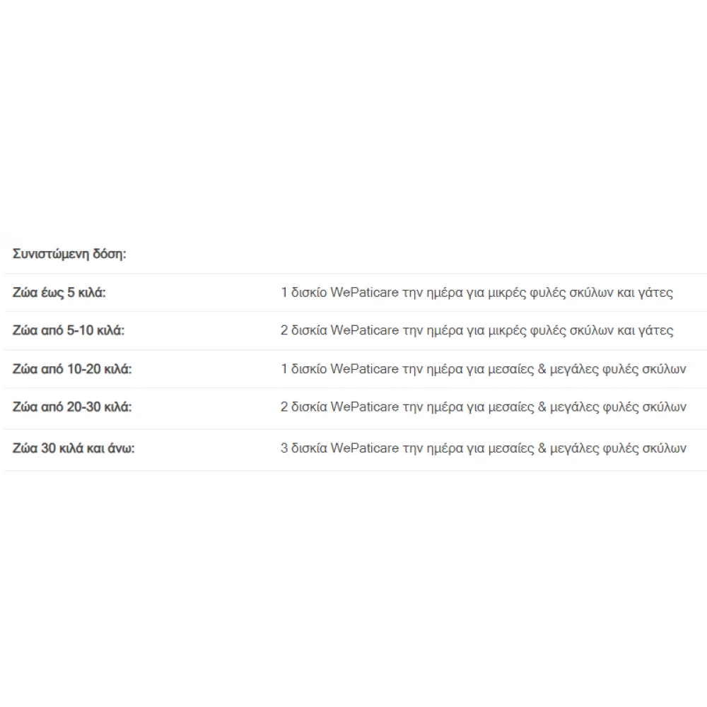 Συμπλήρωμα Διατροφής Υπατοπροστατευτικό για Σκύλους και Γάτες Wepaticare Small Breeds 30 Δισκία 3 Συμπλήρωμα Διατροφής Υπατοπροστατευτικό για Σκύλους και Γάτες Wepaticare Small Breeds 30 Δισκία - Image 3