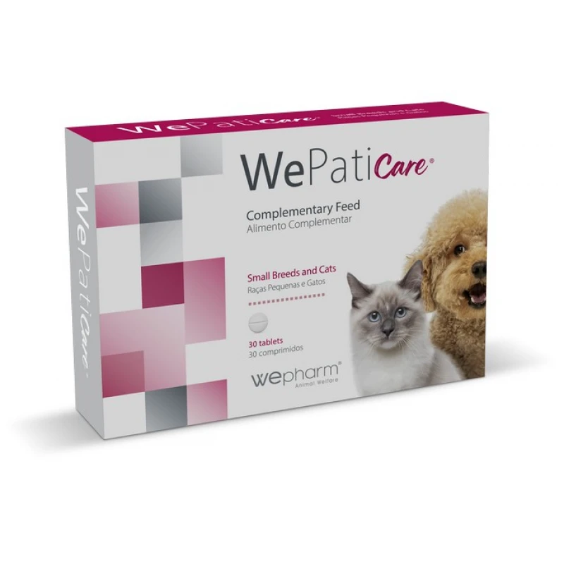 Συμπλήρωμα Διατροφής Υπατοπροστατευτικό για Σκύλους και Γάτες Wepaticare Small Breeds 30 Δισκία 1 Συμπλήρωμα Διατροφής Υπατοπροστατευτικό για Σκύλους και Γάτες Wepaticare Small Breeds 30 Δισκία