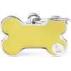 Ταυτότητα Σκύλου My Family Basic Handmade Yellow Big Bone 4x2cm