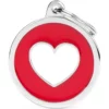 Ταυτότητα Σκύλου My Family Charms Red Circle White Heart