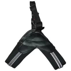 Επιστήθιο Goget Soft Reflective Stepin Μαύρο - Γκρι Small 20-36cm