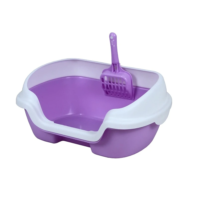 Τουαλέτα Γάτας Cat Toilet For Kittens Purple 40x30x18cm Μωβ 1 Τουαλέτα Γάτας Cat Toilet For Kittens Purple 40x30x18cm Μωβ