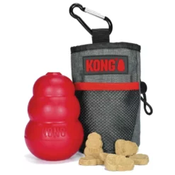 Kong Train & Treat Bag Τσαντάκι για εκπαίδευση Σκύλου -Προμήθειες Για Κατοικίδια Κατάστημα πωλήσεων treat bag with kong 1800x1800 1000x1000h
