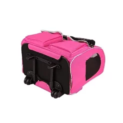OEM Τρόλλει Τσάντα Μεταφοράς Σκύλου ή Γάτας 45x34x46cm Ροζ -Προμήθειες Για Κατοικίδια Κατάστημα πωλήσεων trollei tsanta metaforas skuloy i gatas 43x30x43cm roz petshop88 3 1000x1000 1