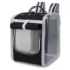 Τσάντα Πλάτης Μεταφοράς Κατοικιδίου Denik Pets Foldable Mesh Μαύρη 32x34x40cm