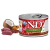 N&D Quinoa Wet Skin & Coat Venison 140gr 6τμχ