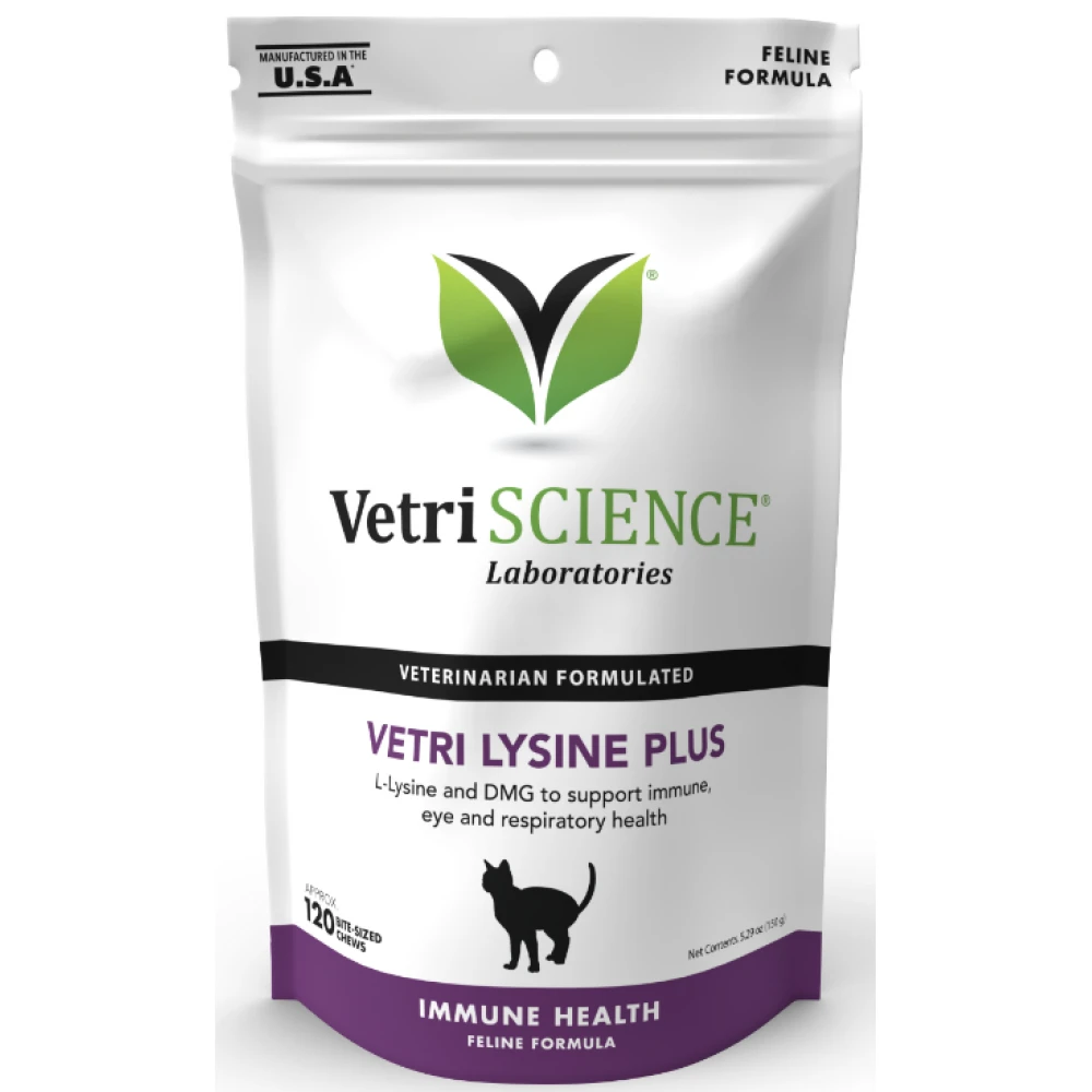 Συμπλήρωμα διατροφής γάτας Vetriscience Lysine Plus 120τμχ κατά του ερπητοϊού 2 Συμπλήρωμα διατροφής γάτας Vetriscience Lysine Plus 120τμχ κατά του ερπητοϊού - Image 2
