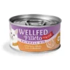 Υγρή τροφή Γάτας Wellfed Cat Filleto Meze Adult Hairball Chicken & Cellulose 70gr 12τμχ