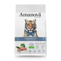 Ξηρά Τροφή Γάτας Amanova Sterilised Cat Lamb 4kg με Αρνί