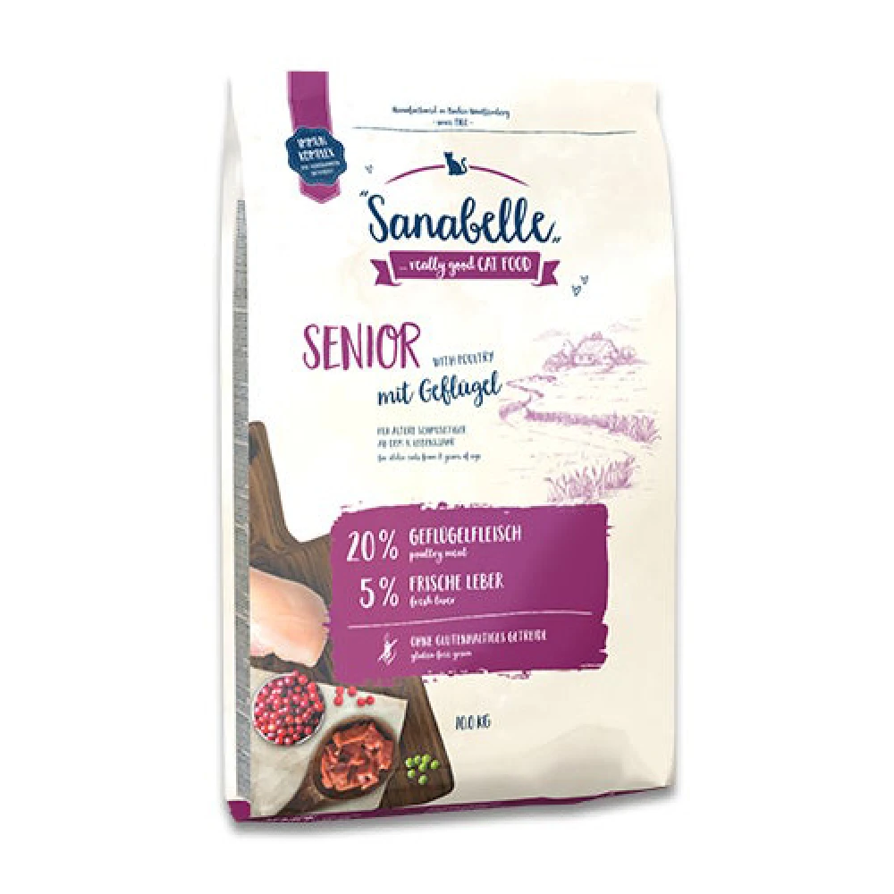 Ξηρά Τροφή Γάτας Sanabelle Senior Cat Grain Free Poultry (με Πουλερικά) 2kg 2 Ξηρά Τροφή Γάτας Sanabelle Senior Cat Grain Free Poultry (με Πουλερικά) 2kg - Image 2
