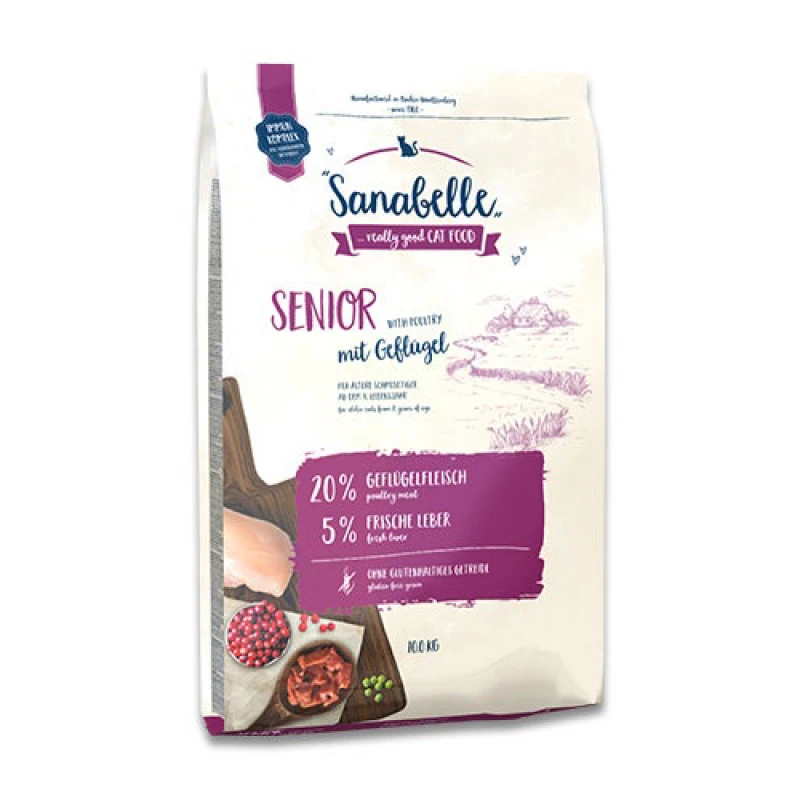Ξηρά Τροφή Γάτας Sanabelle Senior Cat Grain Free Poultry (με Πουλερικά) 2kg 1 Ξηρά Τροφή Γάτας Sanabelle Senior Cat Grain Free Poultry (με Πουλερικά) 2kg