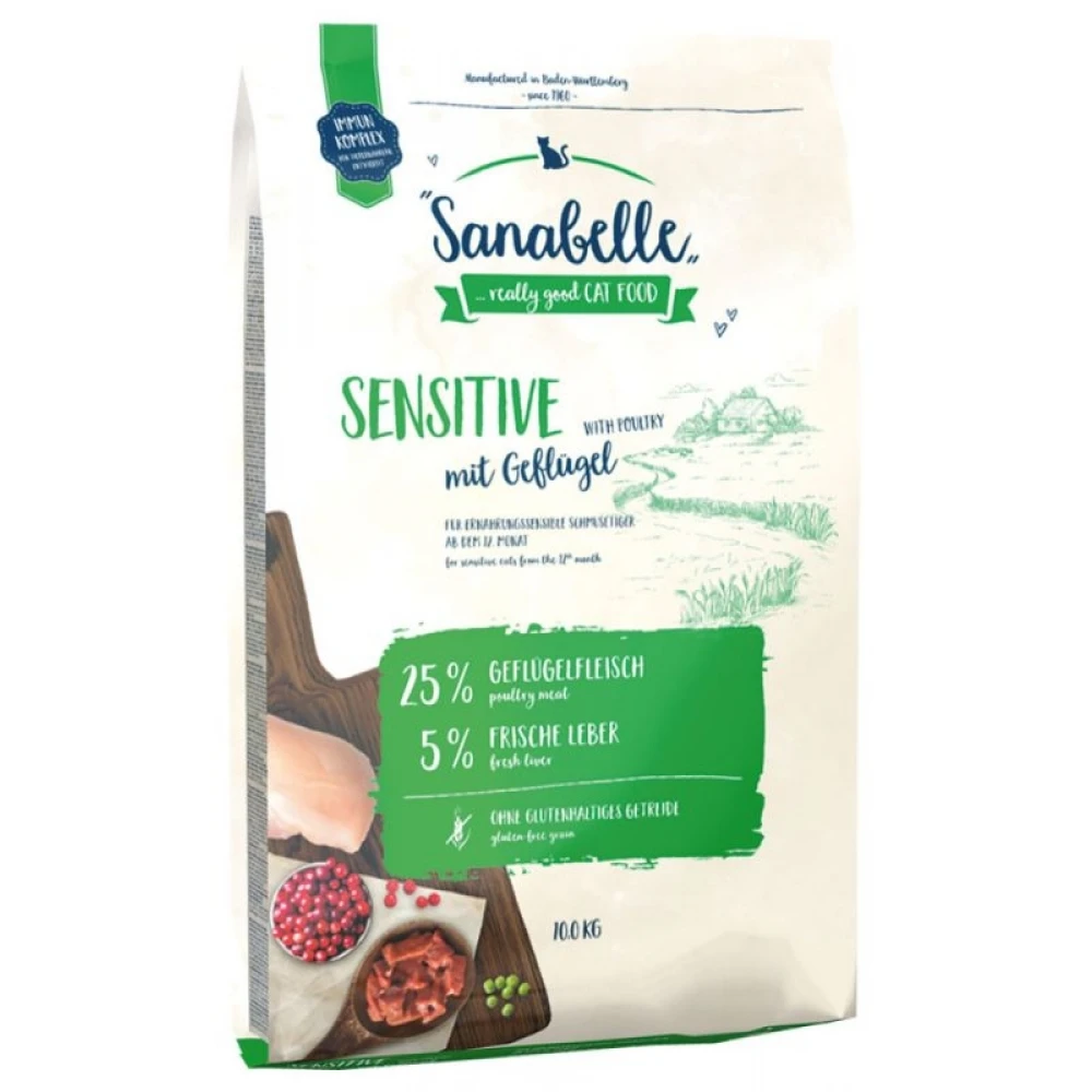 Ξηρά Τροφή Γάτας Sanabelle Sensitive With Poultry Grain Free με Πουλερικά 10kg 2 Ξηρά Τροφή Γάτας Sanabelle Sensitive With Poultry Grain Free με Πουλερικά 10kg - Image 2