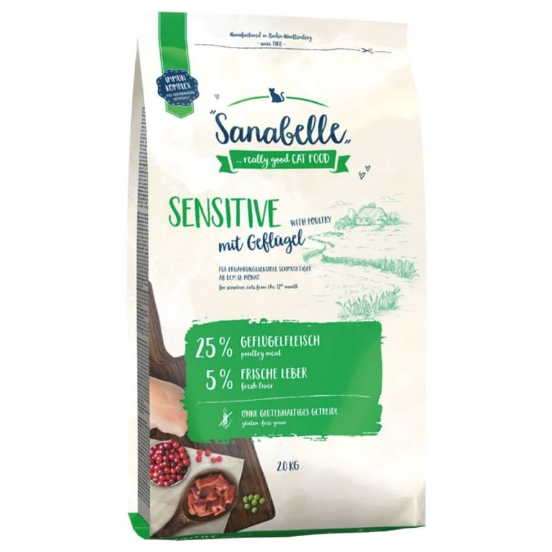 Ξηρά Τροφή Γάτας Sanabelle Sensitive With Poultry Grain Free με Πουλερικά 2kg 1 Ξηρά Τροφή Γάτας Sanabelle Sensitive With Poultry Grain Free με Πουλερικά 2kg