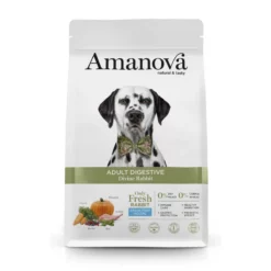 Ξηρά Τροφή Σκύλου Amanova Adult Digestive Divine Rabbit 2kg με Κουνέλι
