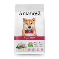 Ξηρά Τροφή Σκύλου Amanova Adult Obesity Turkey Delight 2kg με Γαλοπούλα
