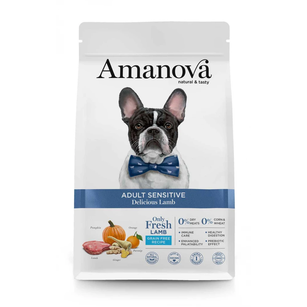 Ξηρά Τροφή Σκύλου Amanova Adult Sensitive Delicious Lamb 10kg με Αρνί 2 Ξηρά Τροφή Σκύλου Amanova Adult Sensitive Delicious Lamb 10kg με Αρνί - Image 2