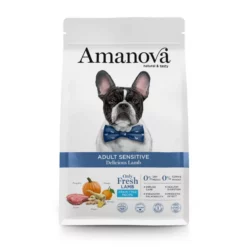Ξηρά Τροφή Σκύλου Amanova Adult Sensitive Delicious Lamb 10kg με Αρνί